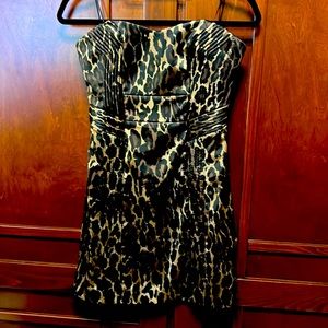 Guess leopard print dress - size 5! Brand new with tags!